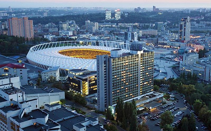 Premier Hotel Rus Kiev Bagian luar foto